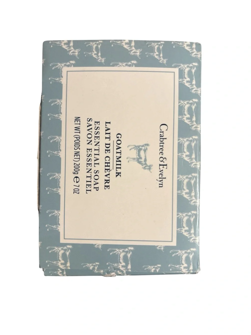 Crabtree & Evelyn Goatmilk Essential Soap - Light Blue